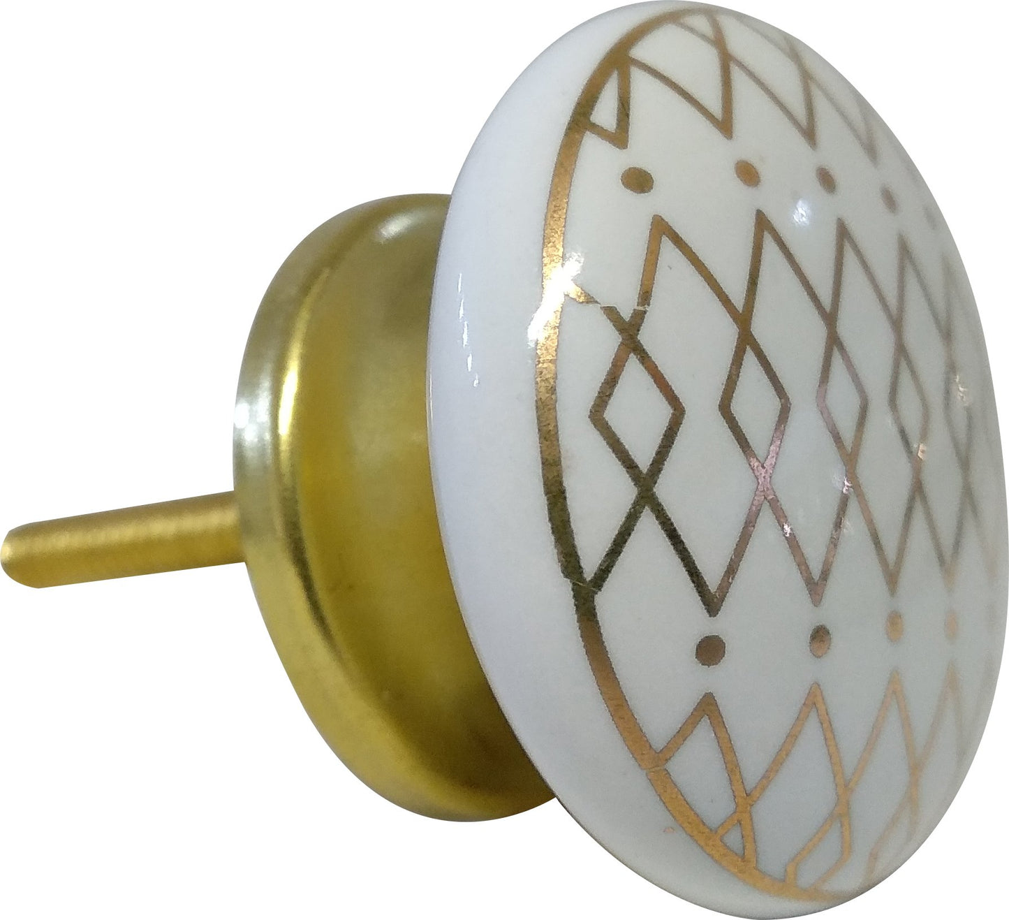 BOUTONS DE PLACARD EN CÉRAMIQUE GÉOMÉTRIQUE CHIC