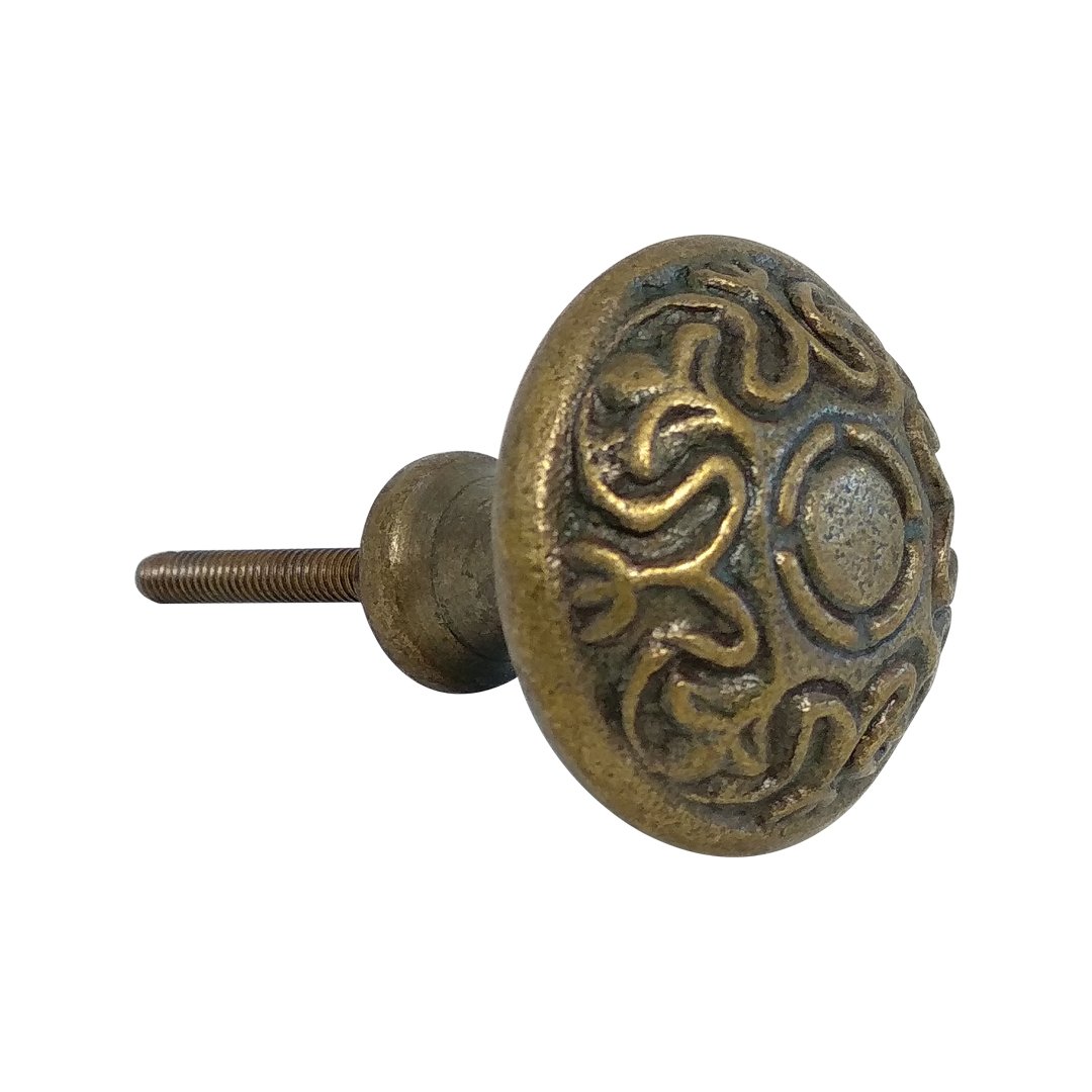 Round Design Antique Cast Iron Cabinet Pulls