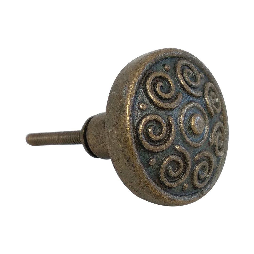 Round Design Antique Cast Iron Cabinet Pulls