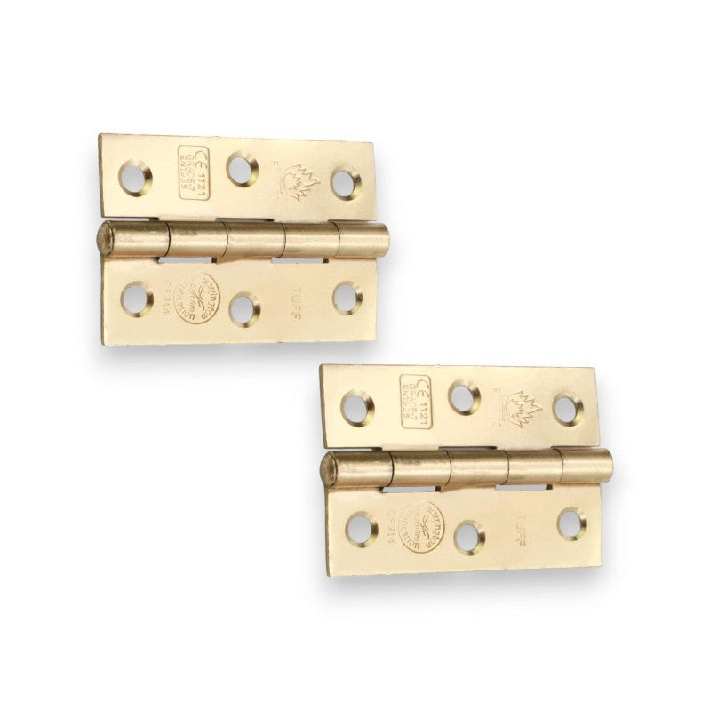 CE7 Mild Steel BB Butt Hinge - Electro Brass