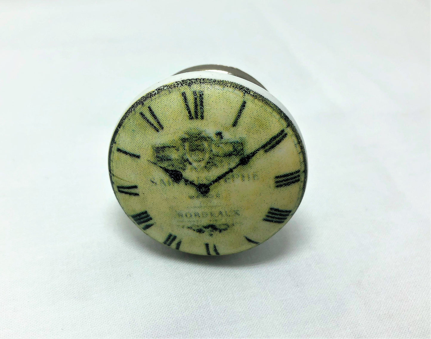 VINTAGE TYPO CERAMIC CUPBOARD KNOBS