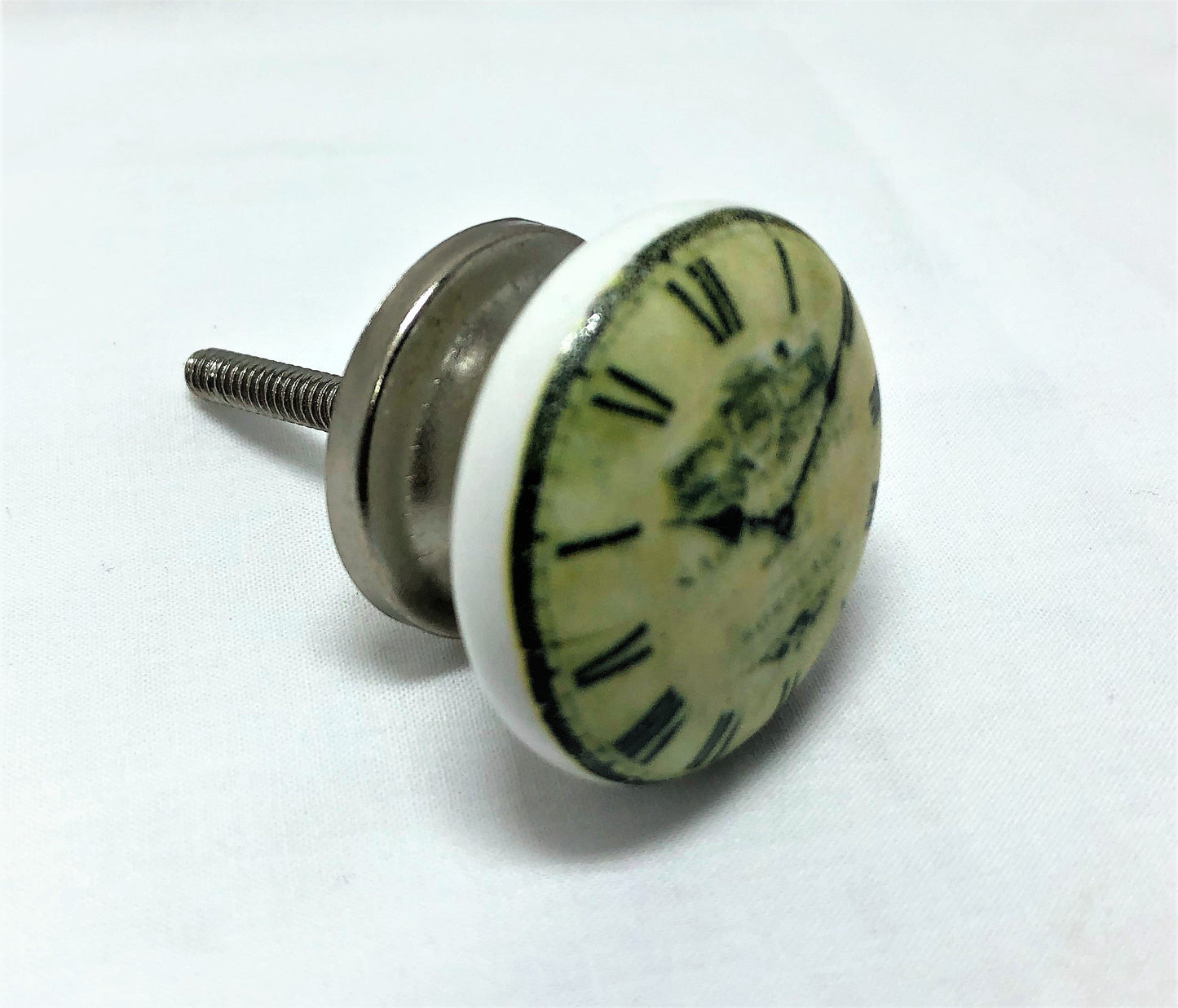 VINTAGE TYPO CERAMIC CUPBOARD KNOBS
