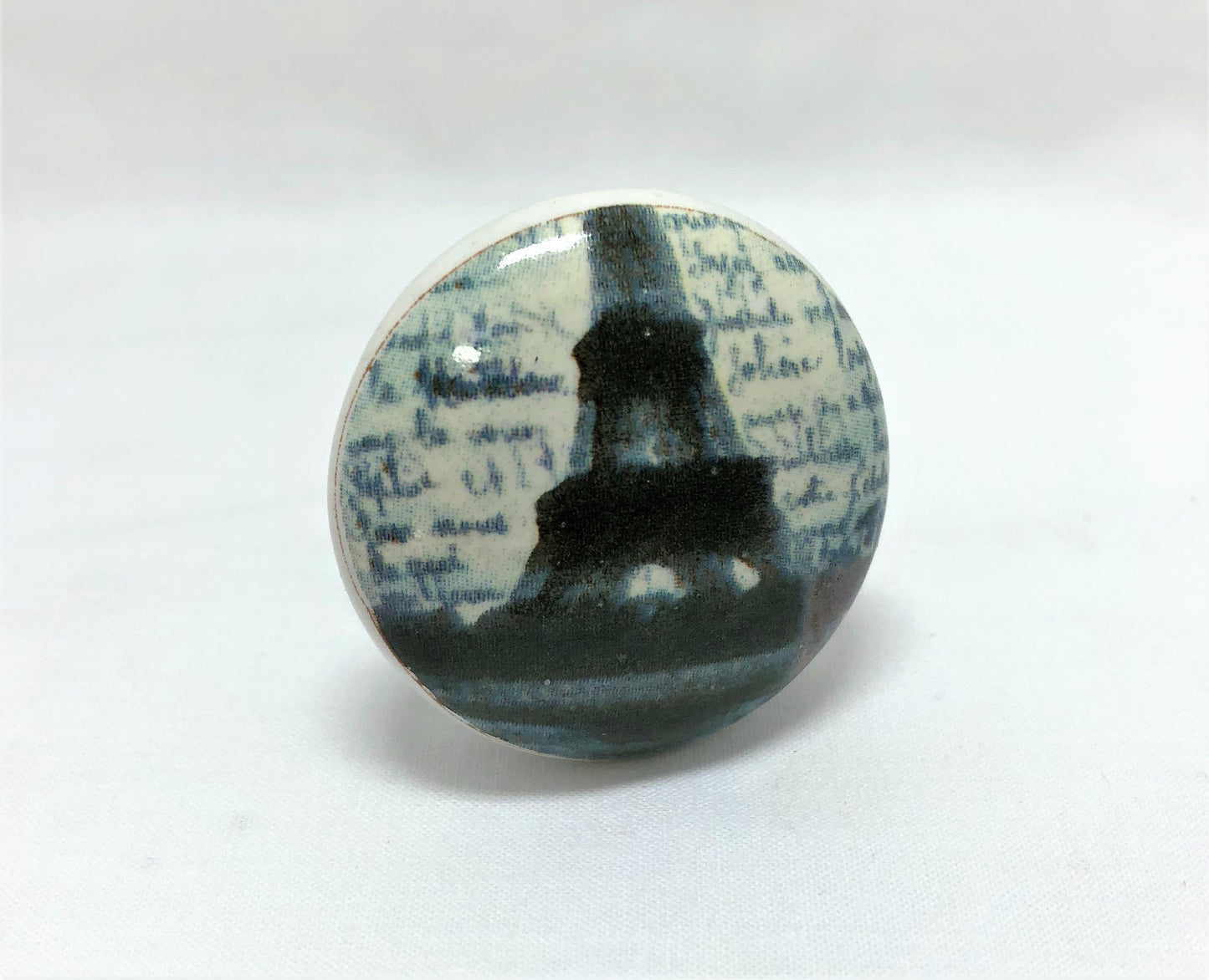 VINTAGE TYPO CERAMIC CUPBOARD KNOBS