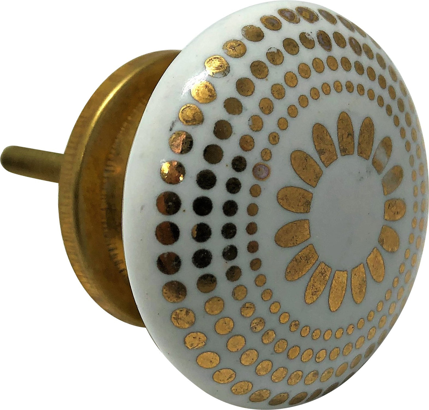 BOUTONS DE PLACARD EN CÉRAMIQUE GÉOMÉTRIQUE CHIC
