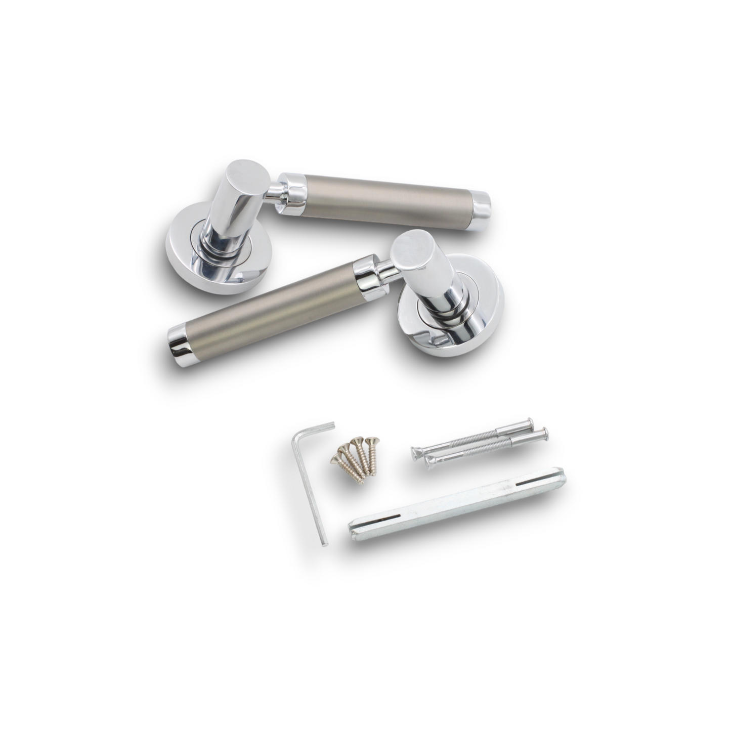 Dual Tone Lever Door Handle Home Decor