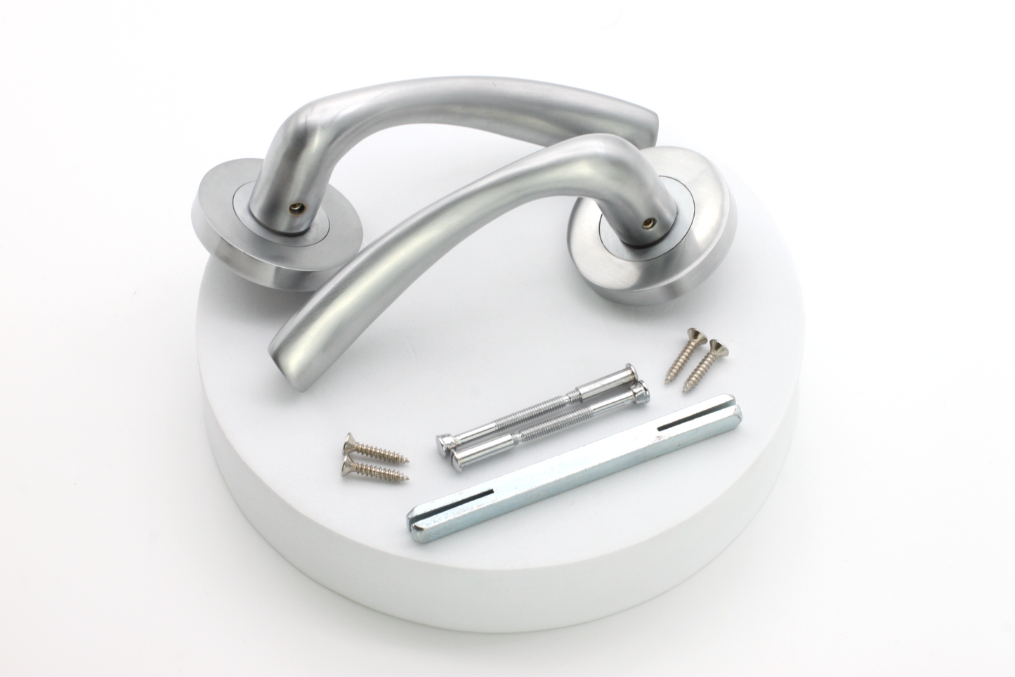 Satin Chrome Lever Door Handle Home Decor