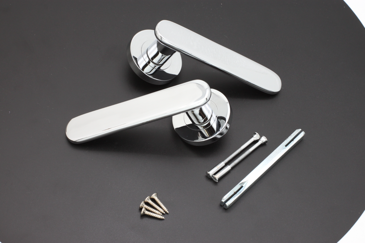 Poignée de porte à levier Skyla Chrome poli