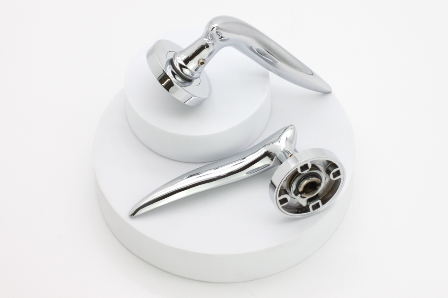 Poignée de porte à levier Flavia Chrome poli