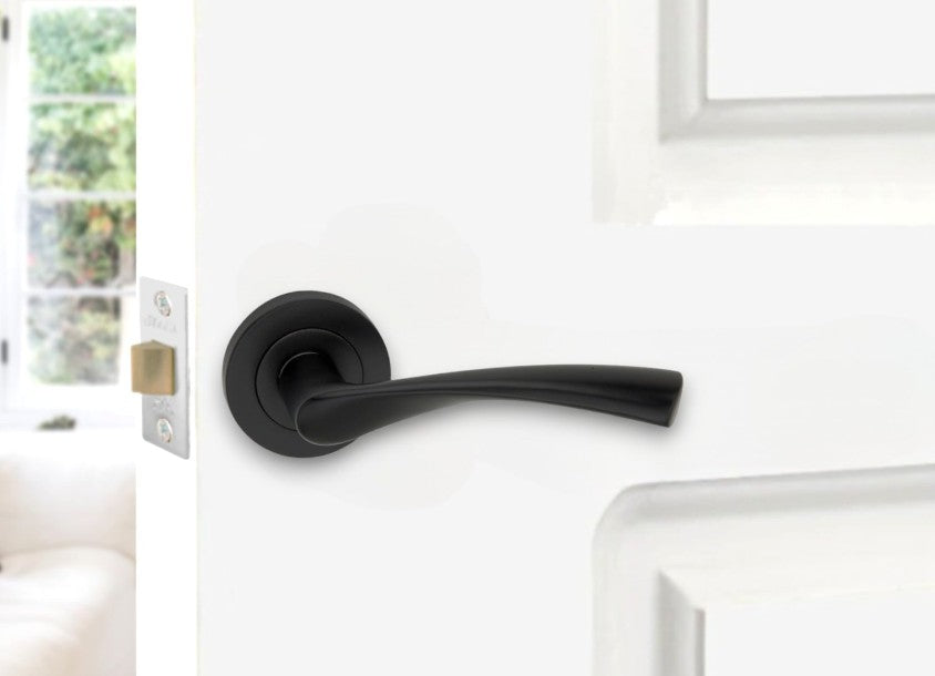 Mercury Lever Door Handle Matt Black