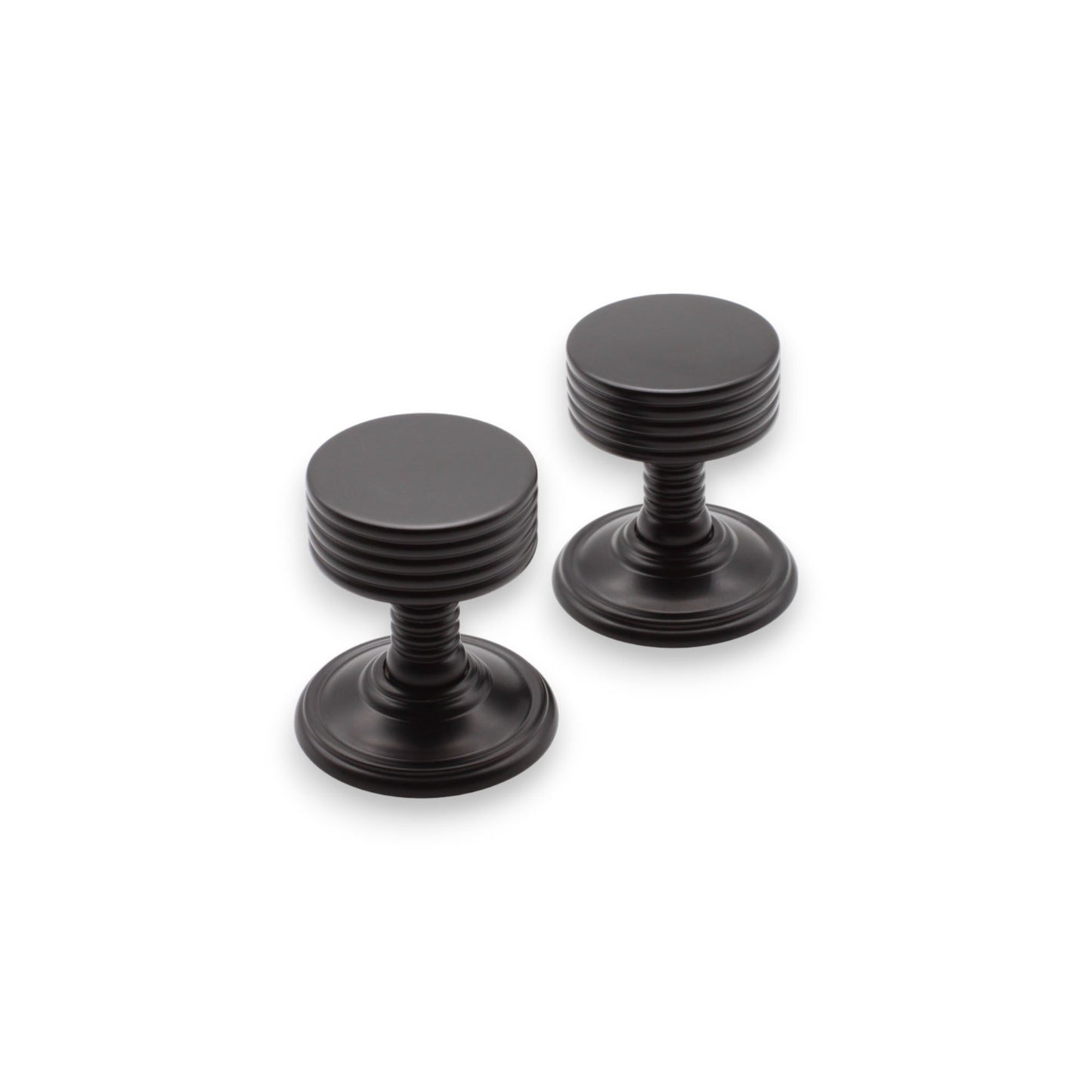 Oxford Mortice Door Knob Matt Black