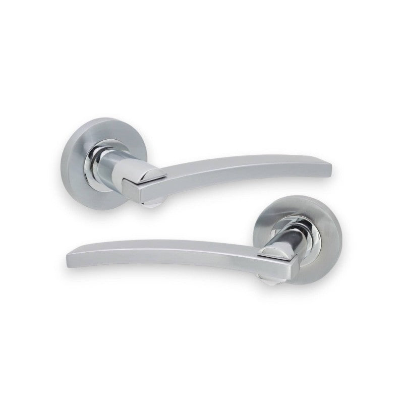 Dual Tone Lever Door Handle Home Decor
