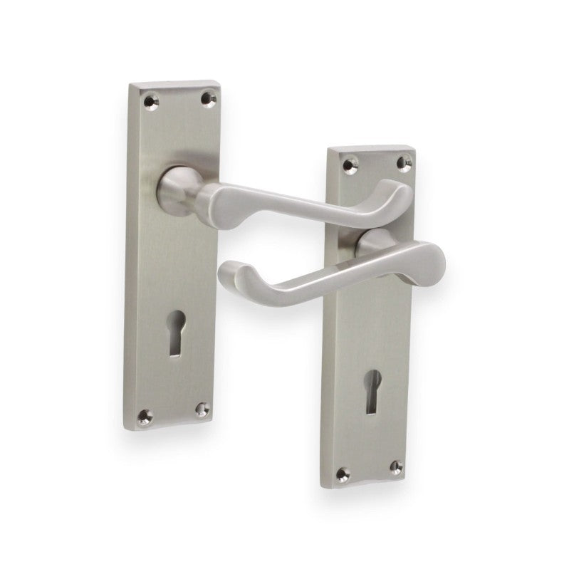 Lever On Backplate Handle Home Decor