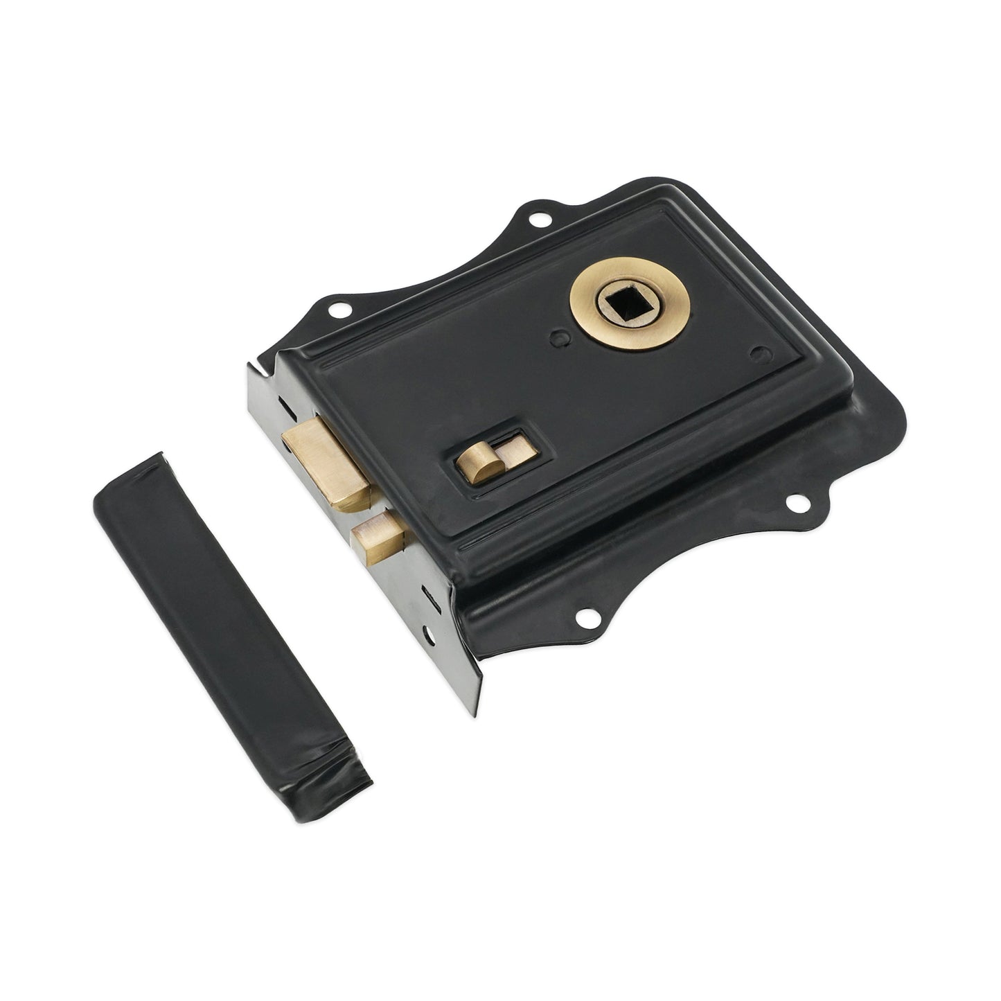 Iron Rim Lock Olde - Black/Antique Home Decor