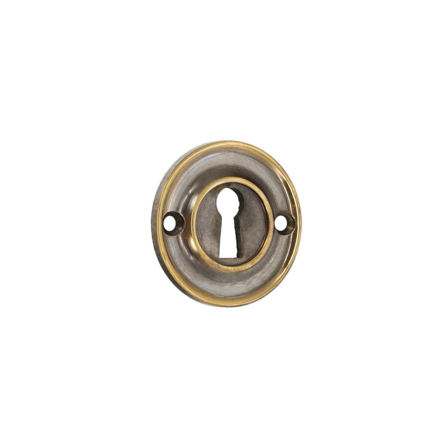Slimline Standard Escutcheon Aged Brass