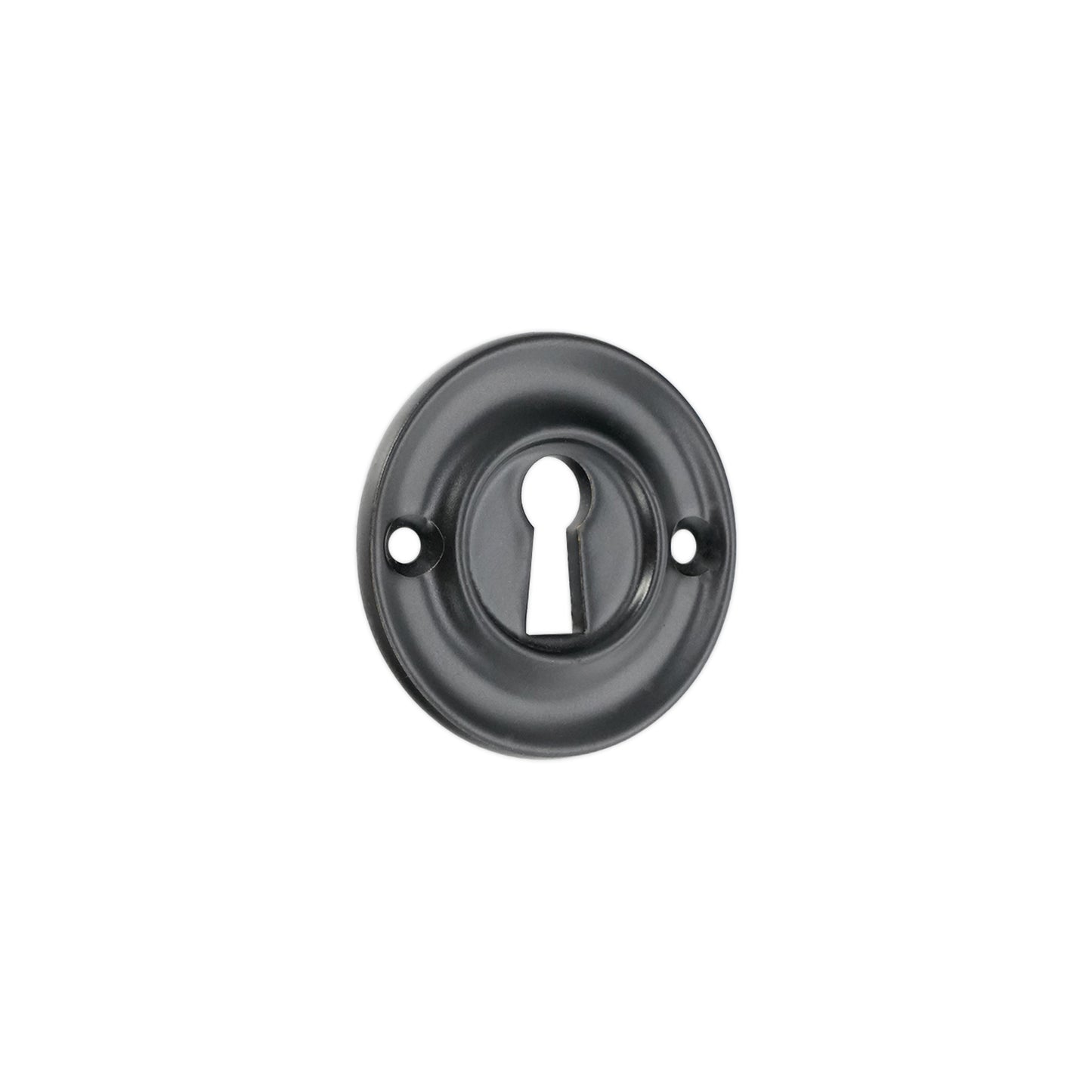 Slimline Standard Escutcheon Matt Black