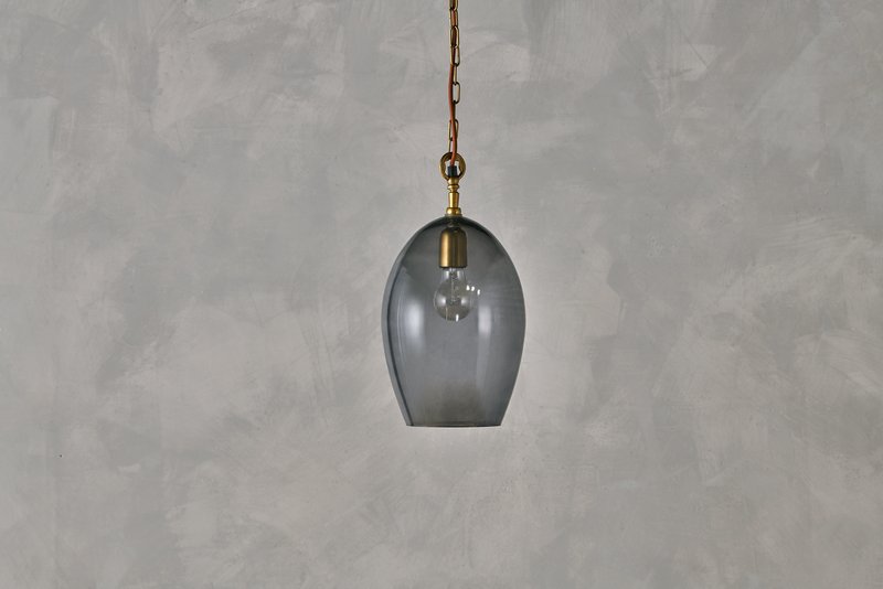 Otoro Recycled Glass Pendant - Smoke