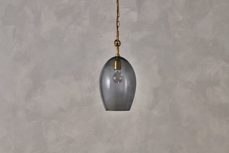 Otoro Recycled Glass Pendant - Smoke