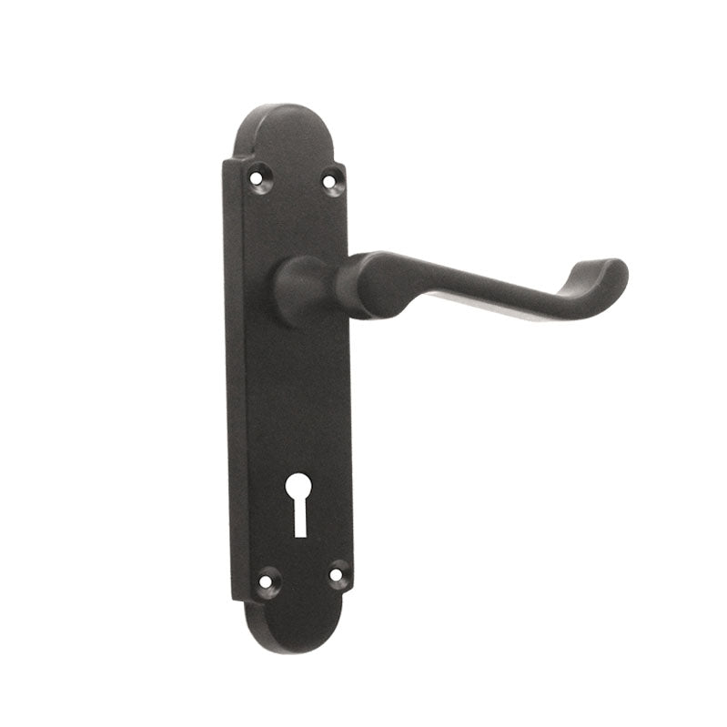 Matt Black Lever Door Handle Home Decor