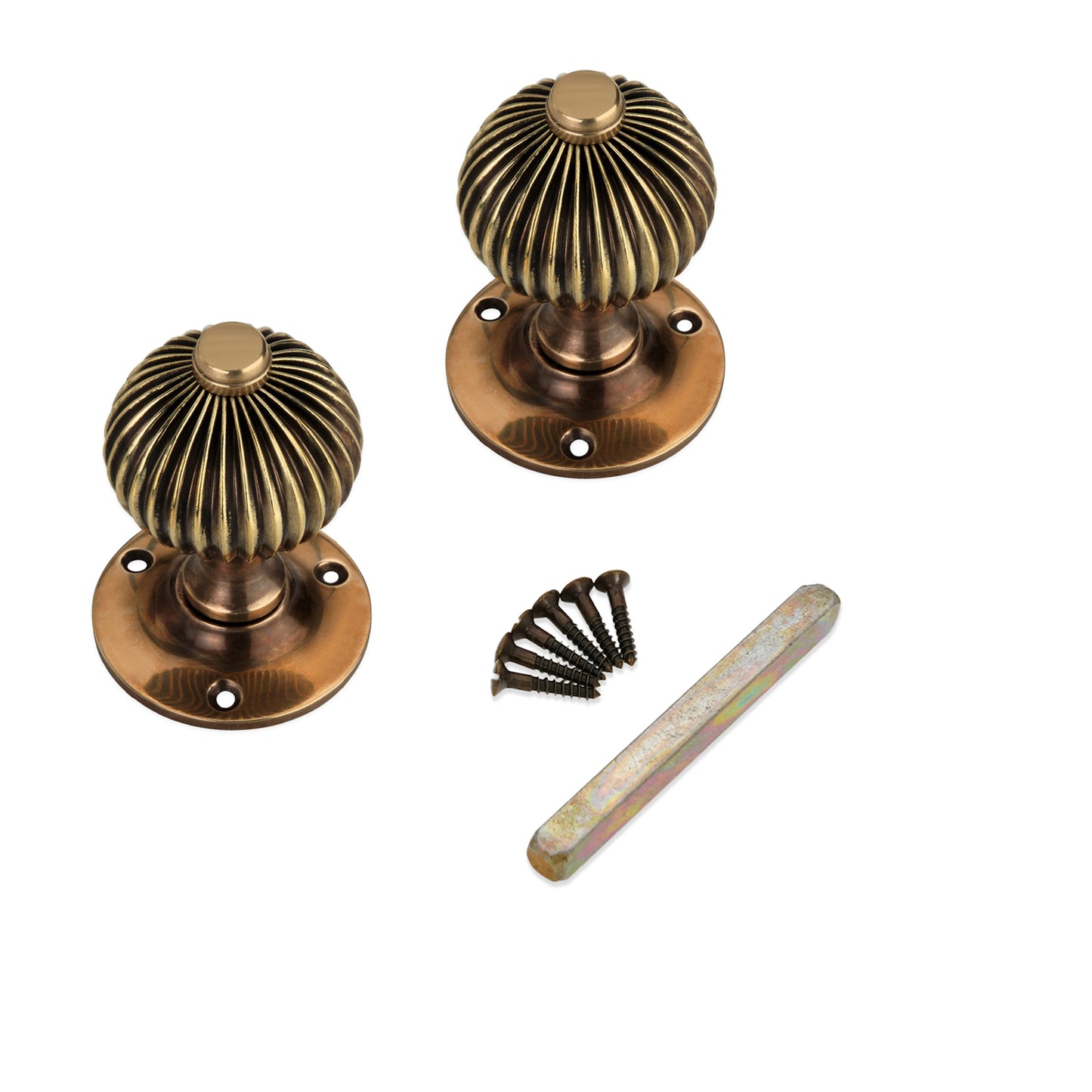 Regency Door Knob Aged Brass Home Decor