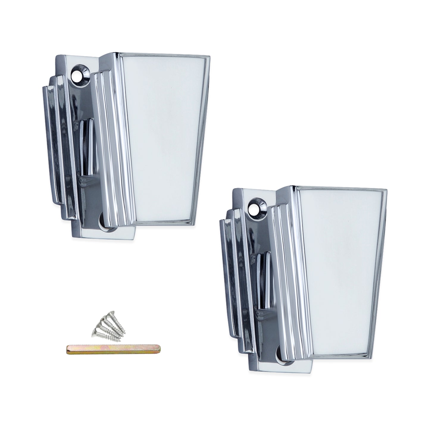 Triago Door Knob Polished Chrome Home Decor