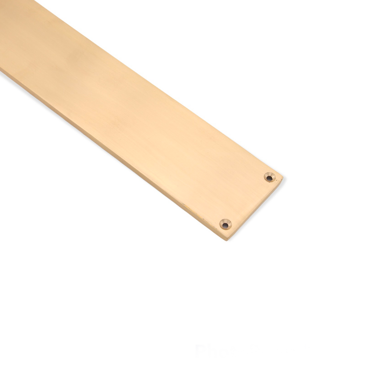 Plaque de doigt victorienne 275 mm en laiton satiné