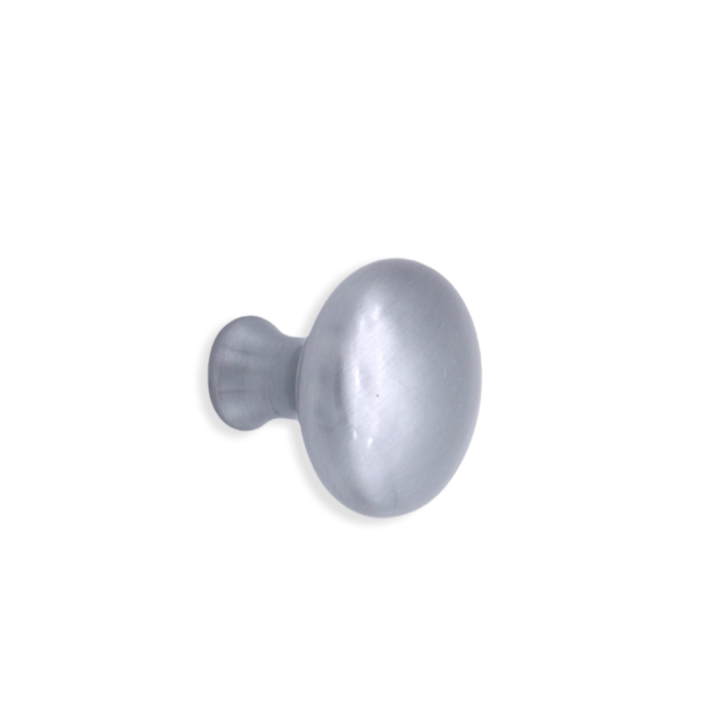 Mushroom Cupboard Knob Satin Chrome Home Decor