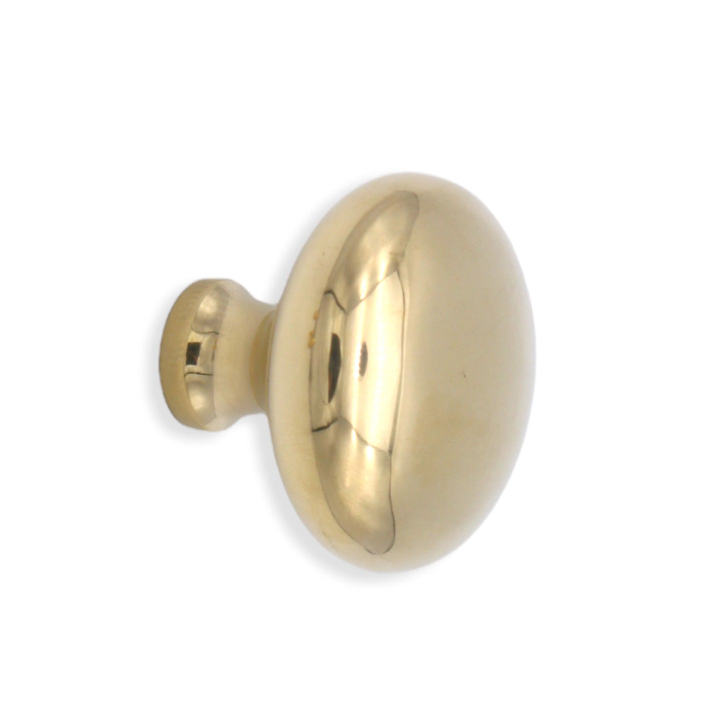 Mushroom Cupboard Knob Polished Brass Home Decor