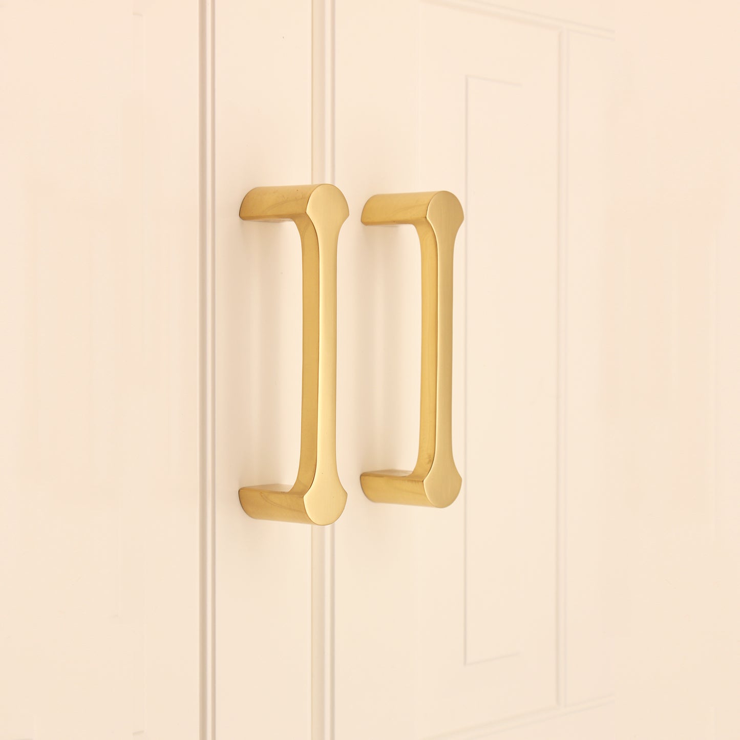 Cabinet Pull Handle Polished Brass Home Decor
