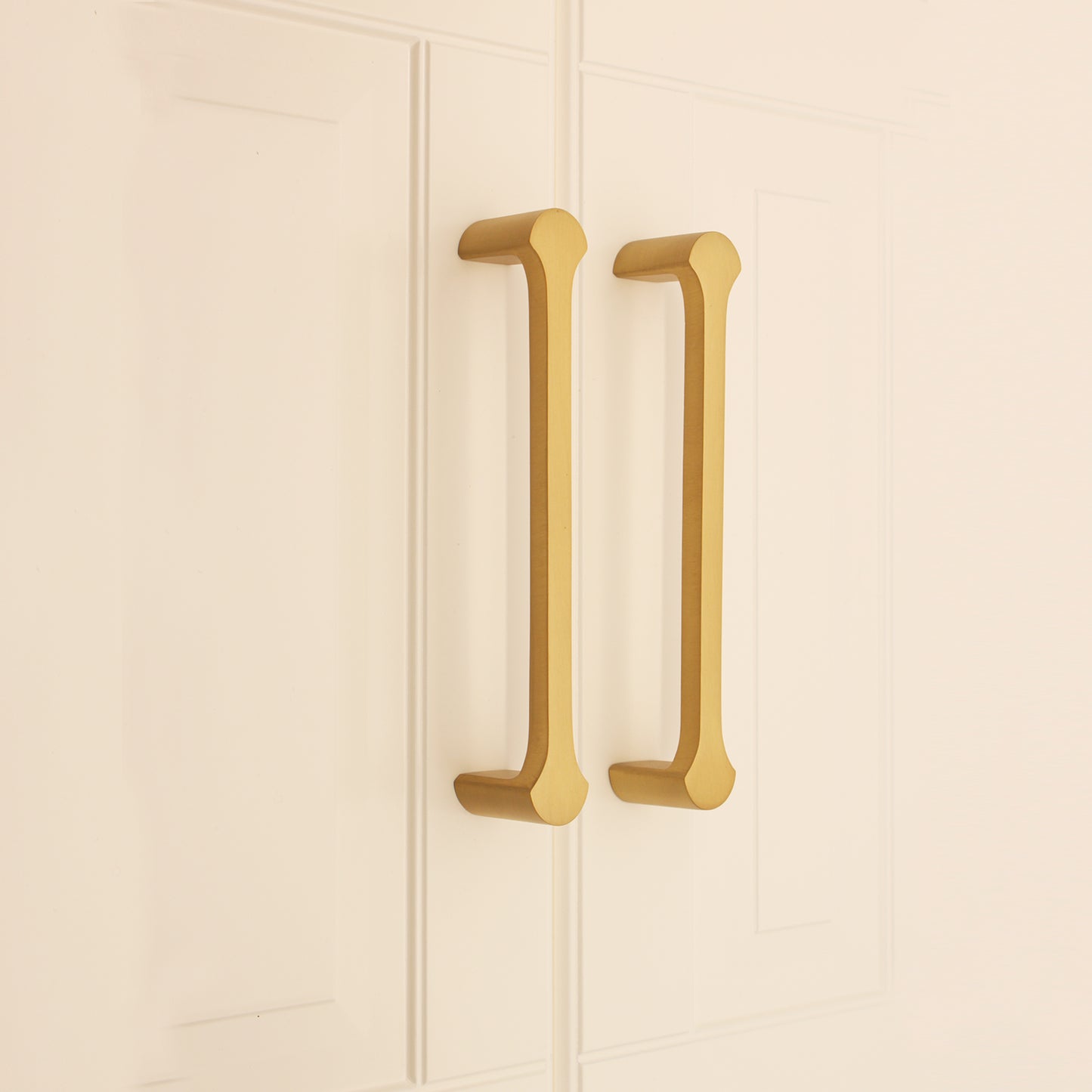 Cabinet Pull Handle Satin Brass Home Decor