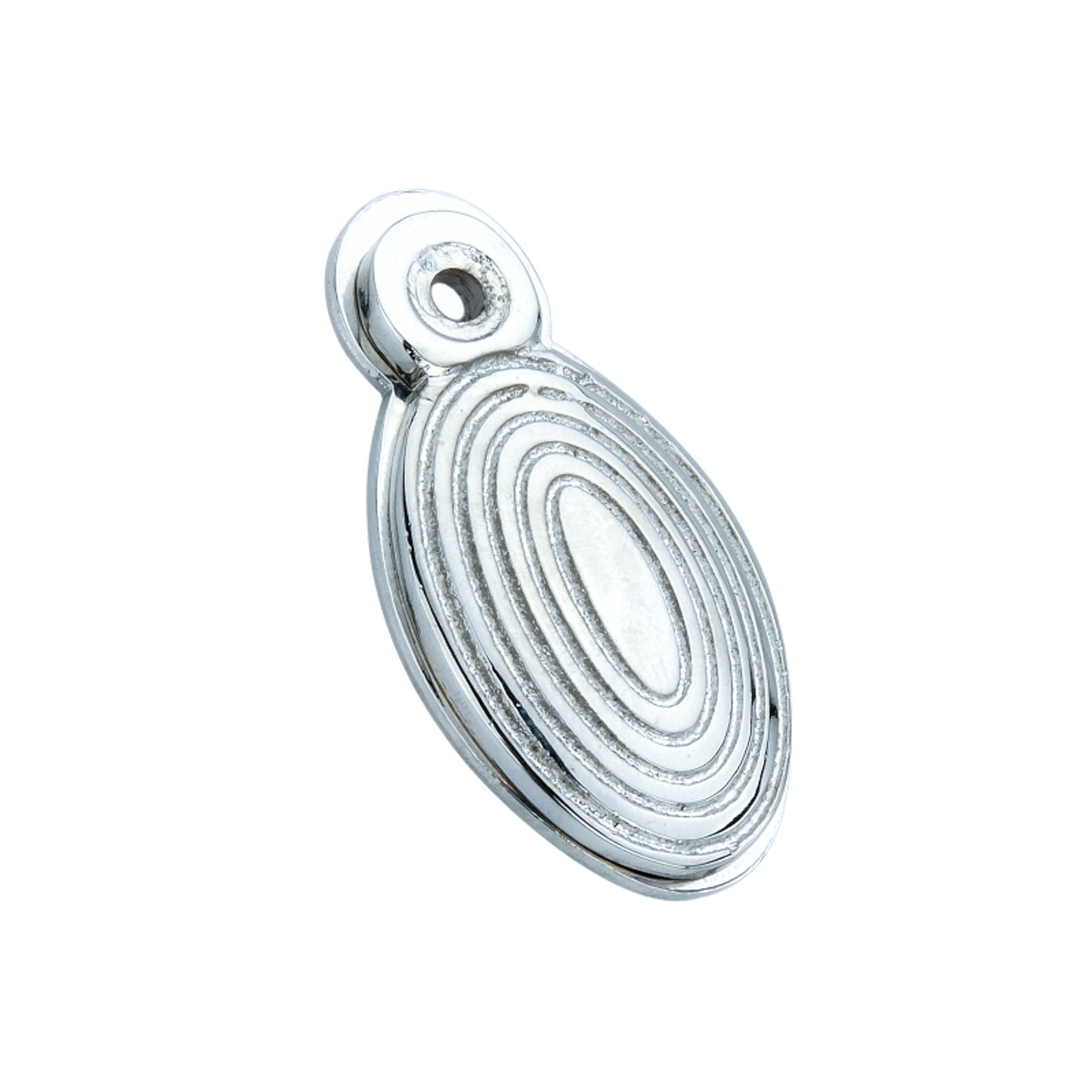 Oval Beehive Escutcheon Polished Chrome Home Decor