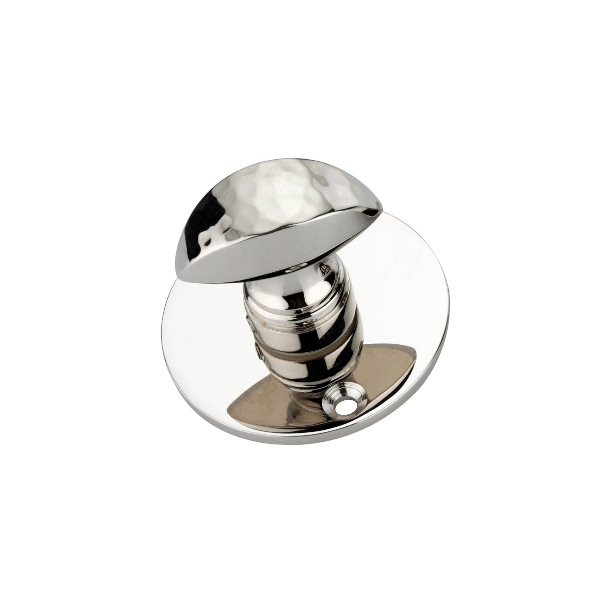 Hammered Lady Turn & Release Polished Nickel Home Decor