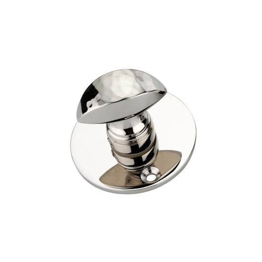 Hammered Lady Turn & Release Polished Nickel Home Decor