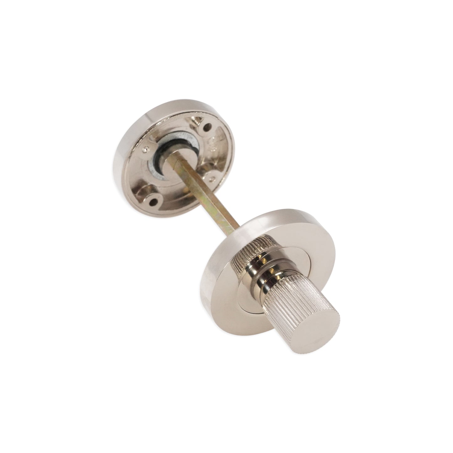 Linear Knurlmond Thumb Turn & Release Polished Nickel