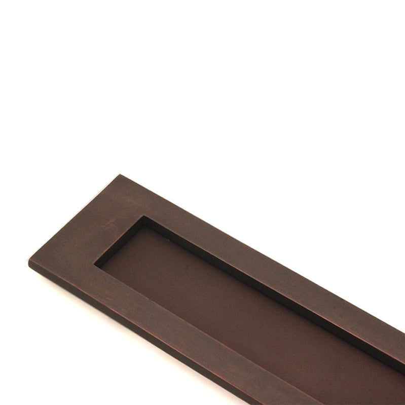 Plaque Lettre Victorienne 250mm Bronze Vieilli