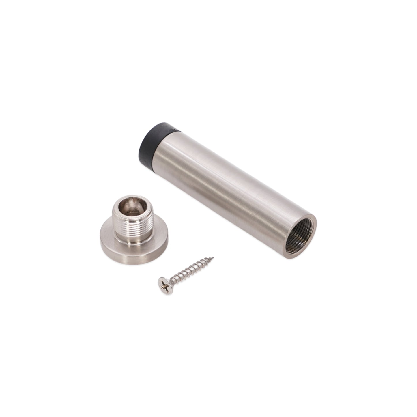 Satin Nickel Opal Knurlmond Door Stop Home Decor