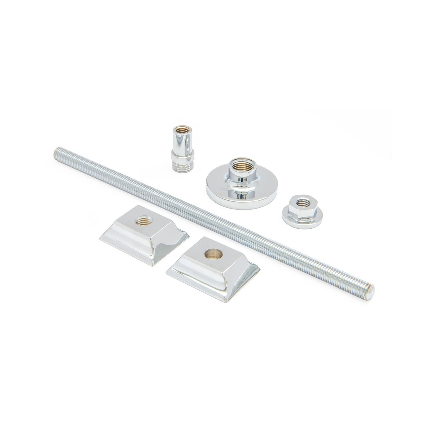 Cast Iron Radiator Brass Wall Stay Bracket Polished Chrome