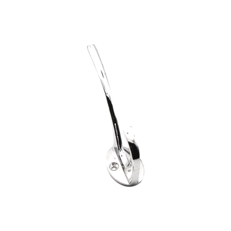 Victorian Coat Hook Polished Chrome Home Decor