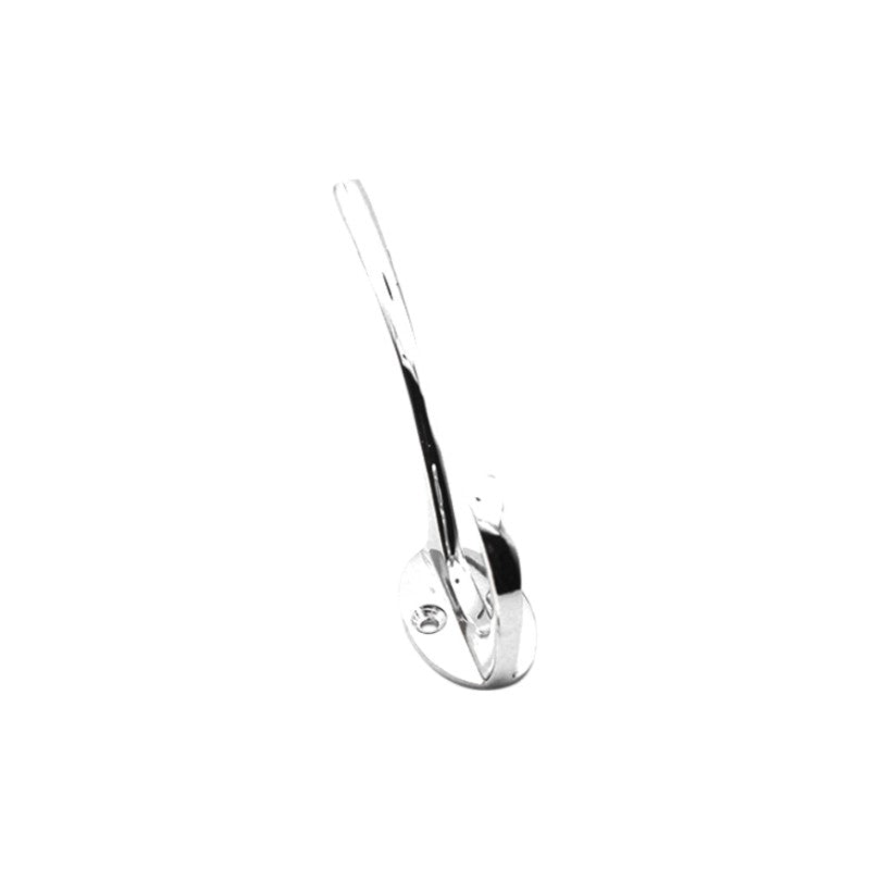Victorian Coat Hook Polished Chrome Home Decor