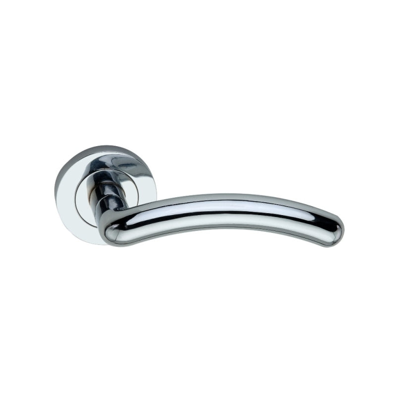 Polished Chrome Lever Door Handle Home Decor
