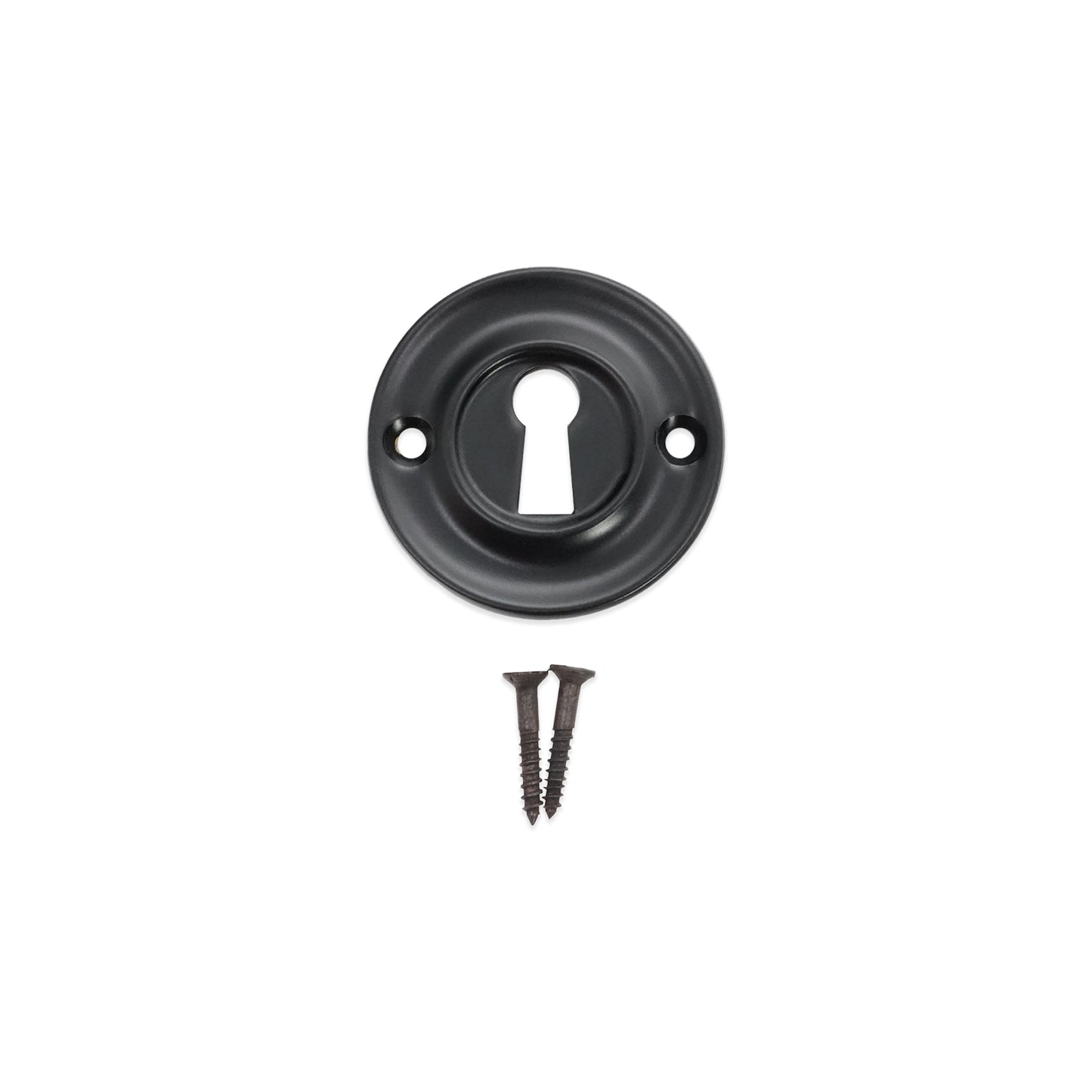 Slimline Standard Escutcheon Matt Black