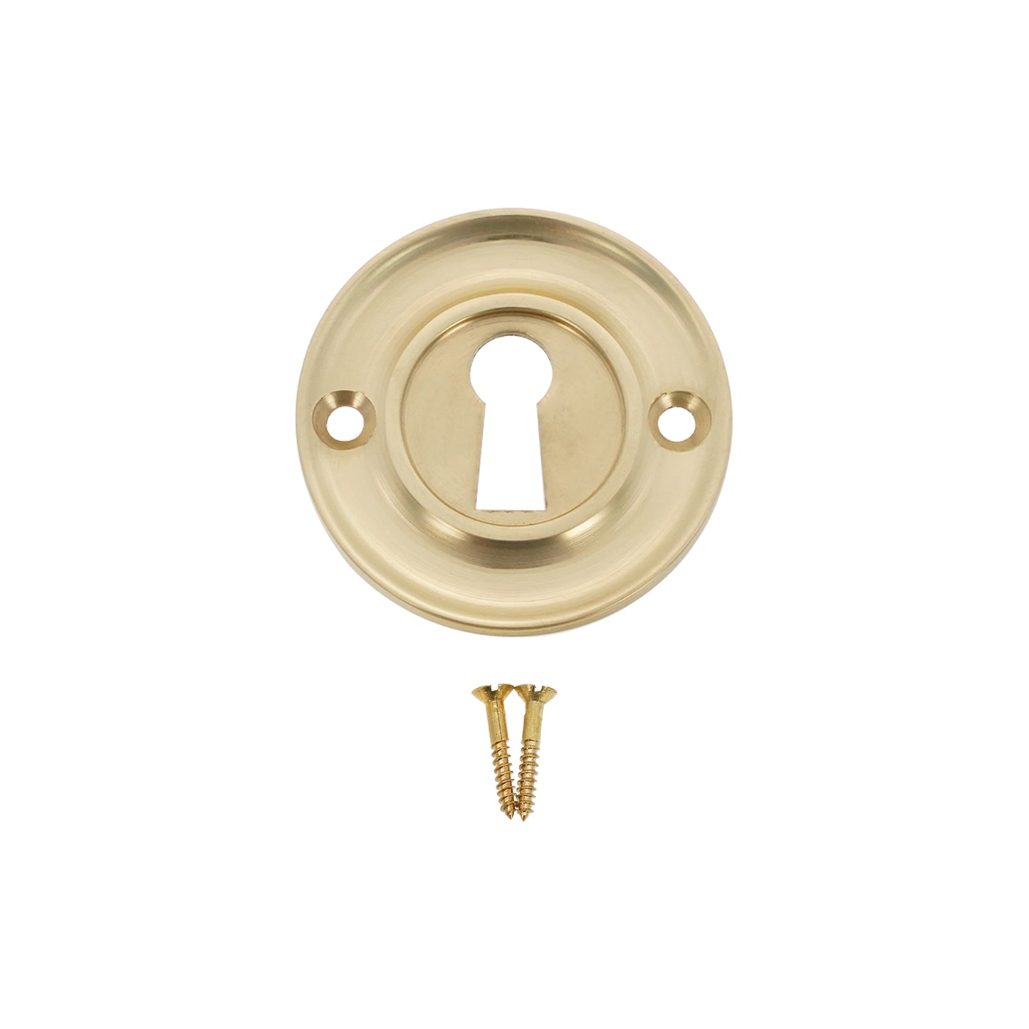 Slimline Standard Escutcheon Polished Brass