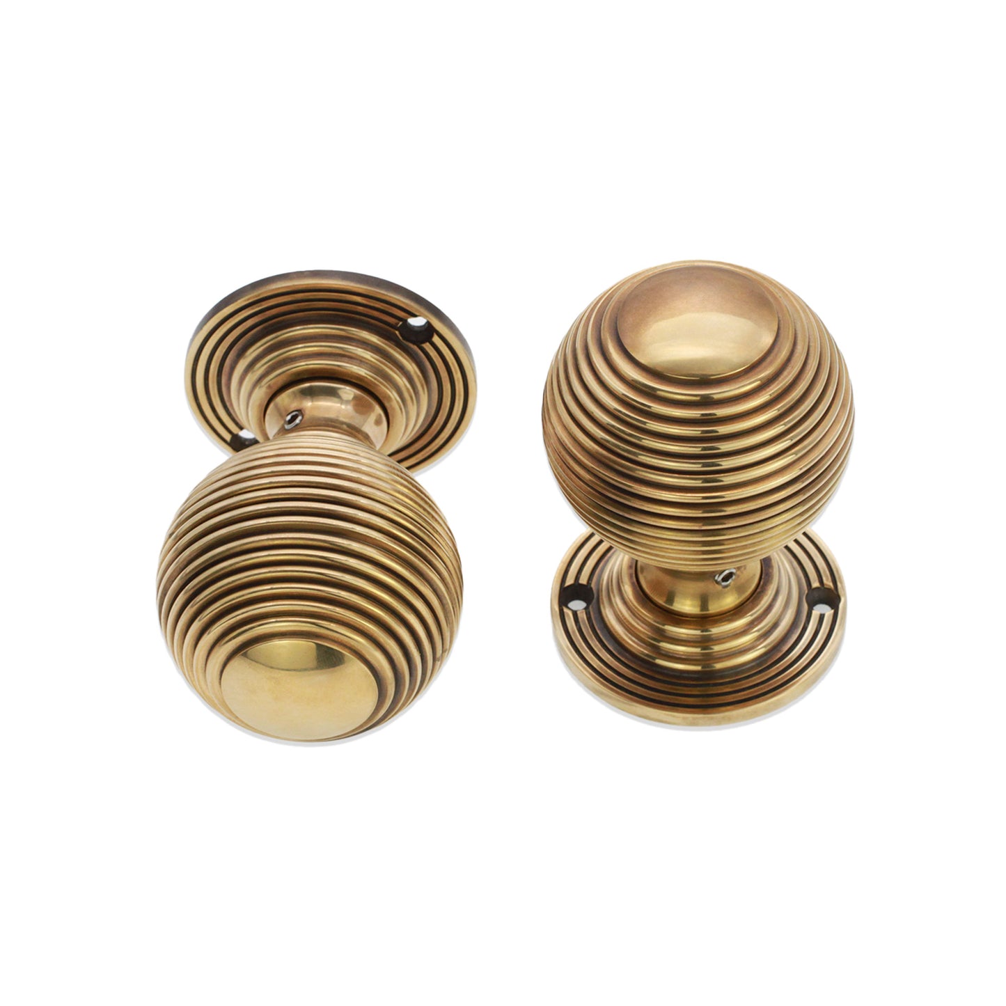 Reeded 60mm Rim/Mortice Door Knob