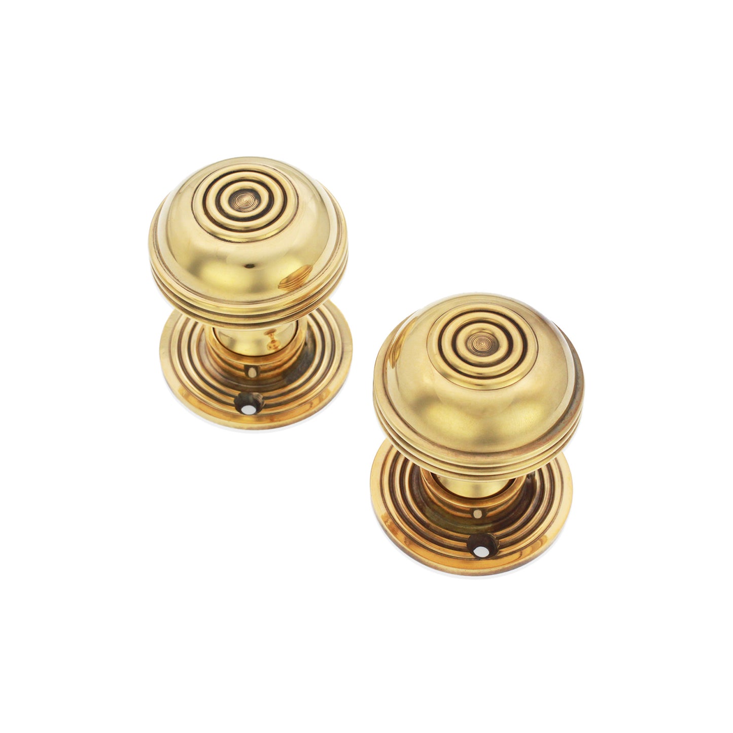Bloxwich 50mm Rim/Mortice Door Knob Aged Brass
