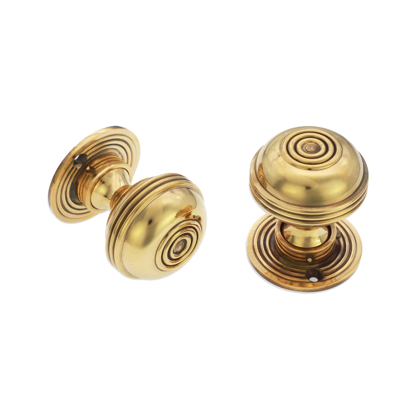 Bloxwich 50mm Rim/Mortice Door Knob Aged Brass