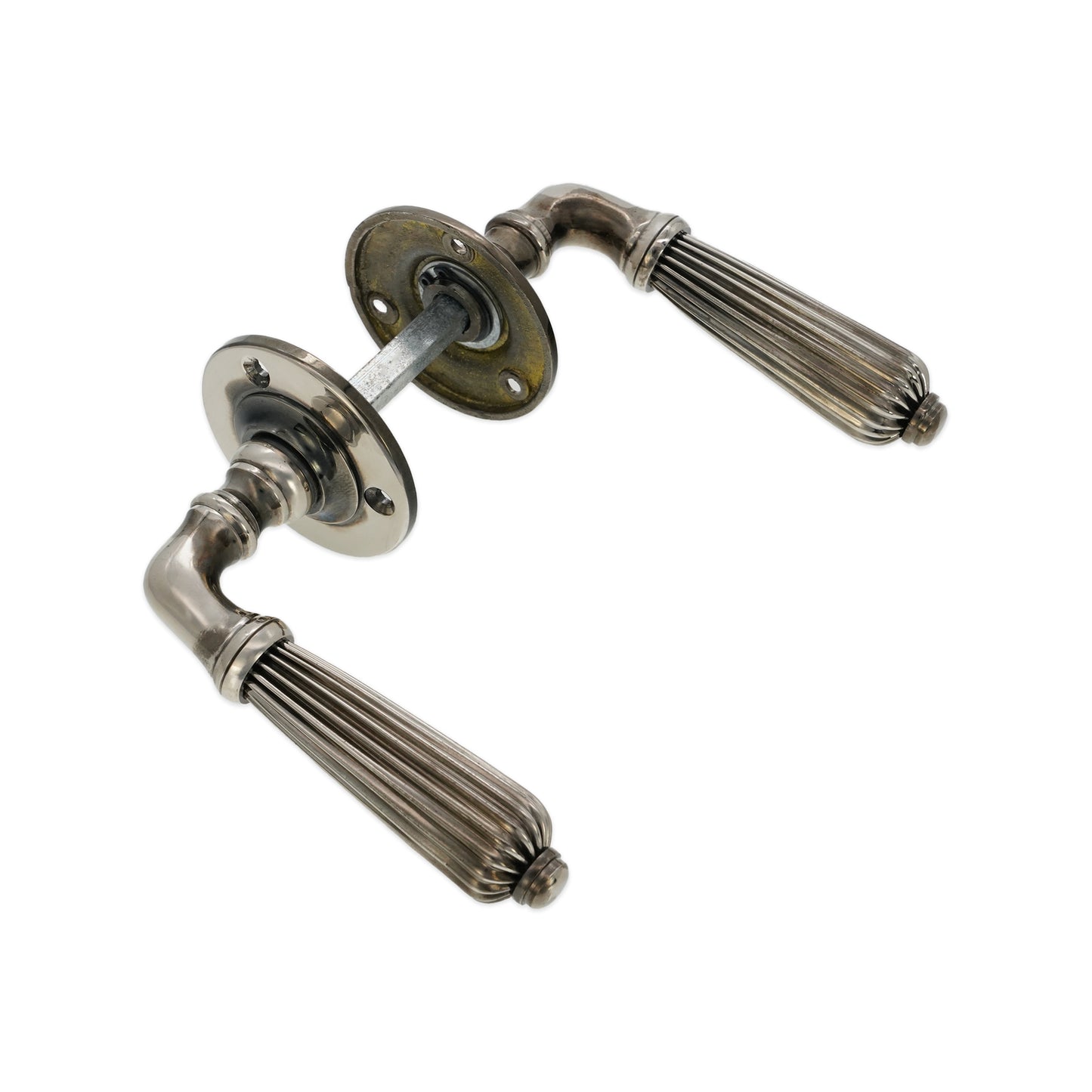 Türgriff mit Regency-Hebel, gealtertes Nickel