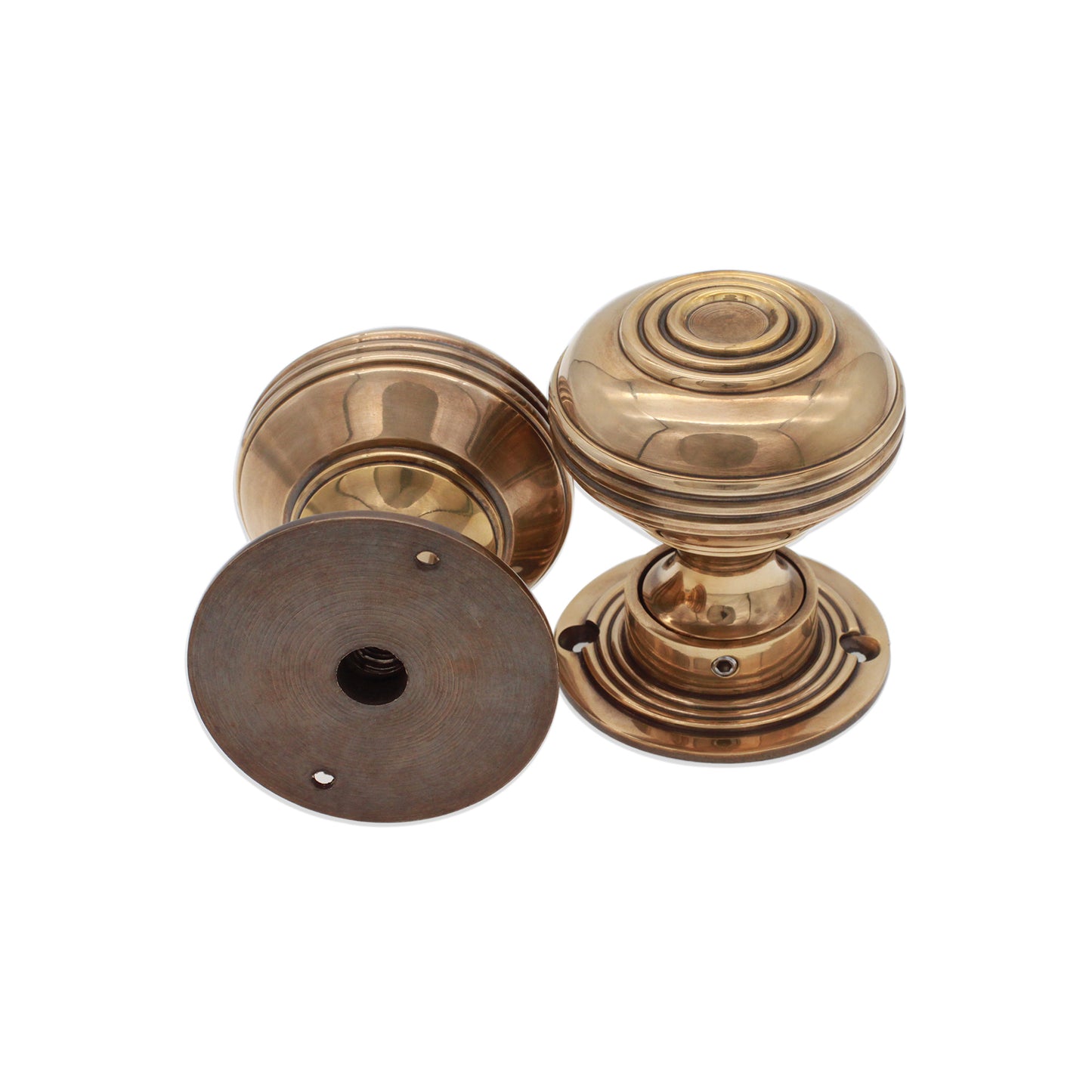 Bloxwich Großer 60-mm-Rand-/Einstecktürknauf aus gealtertem Messing