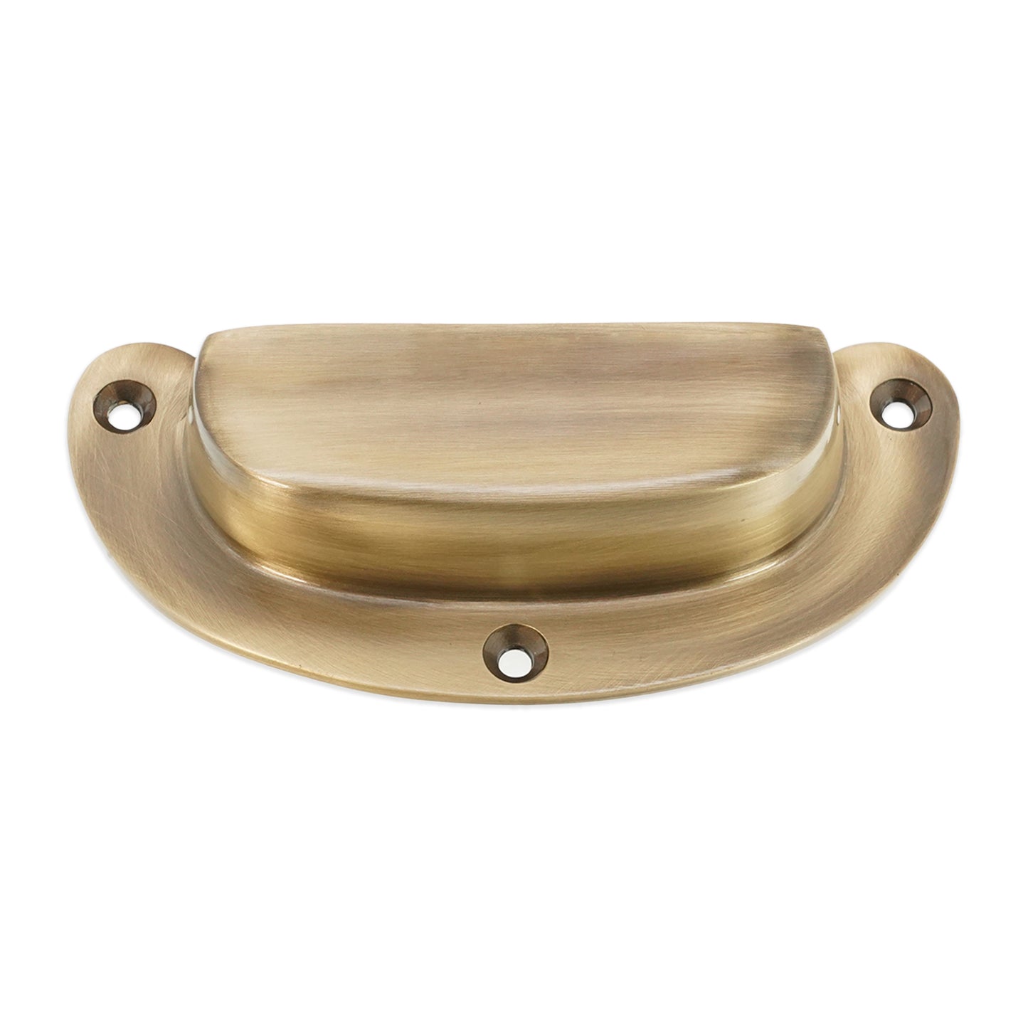 Traditional Cup Pull Antique Brass