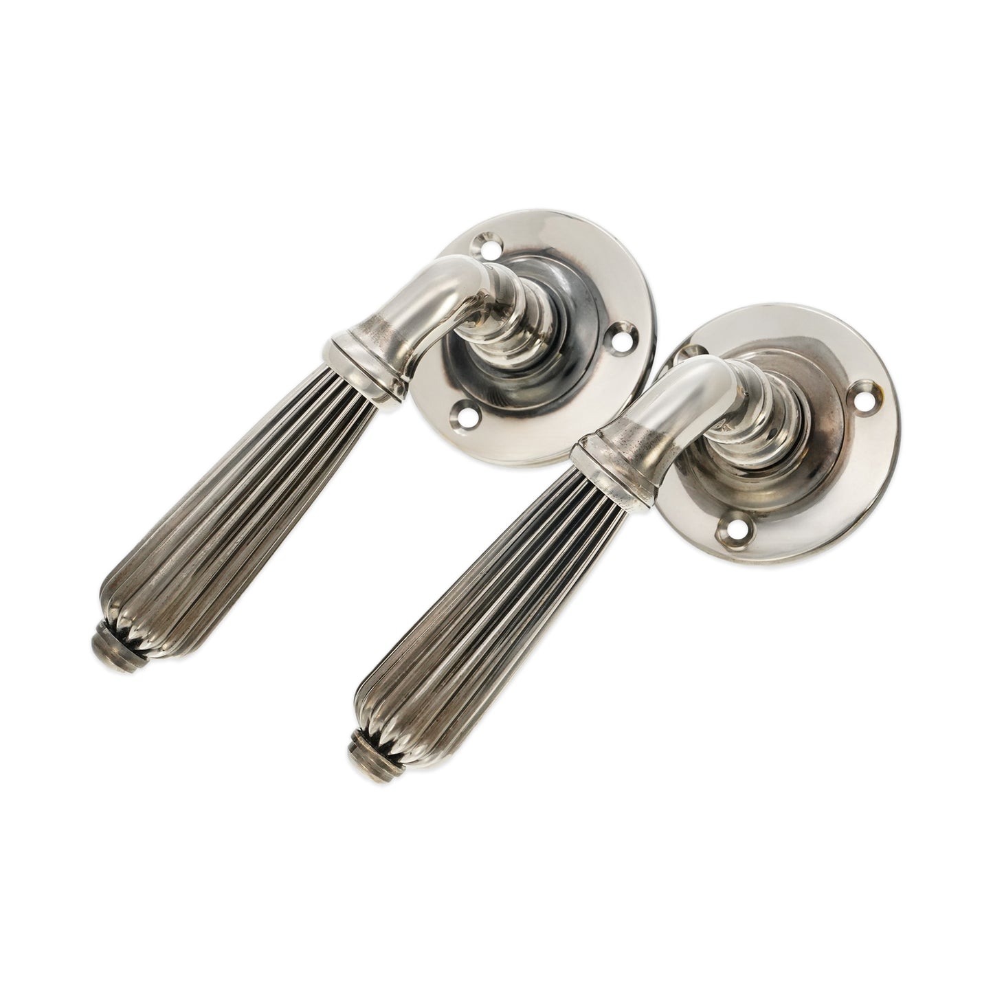 Türgriff mit Regency-Hebel, gealtertes Nickel