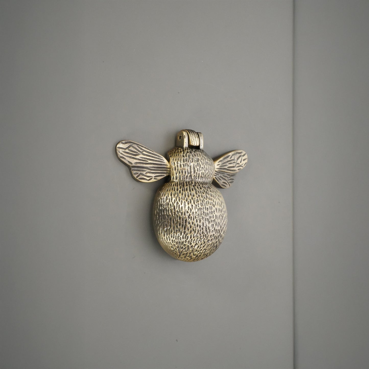 Bumble Bee Door Knocker Antique Brass