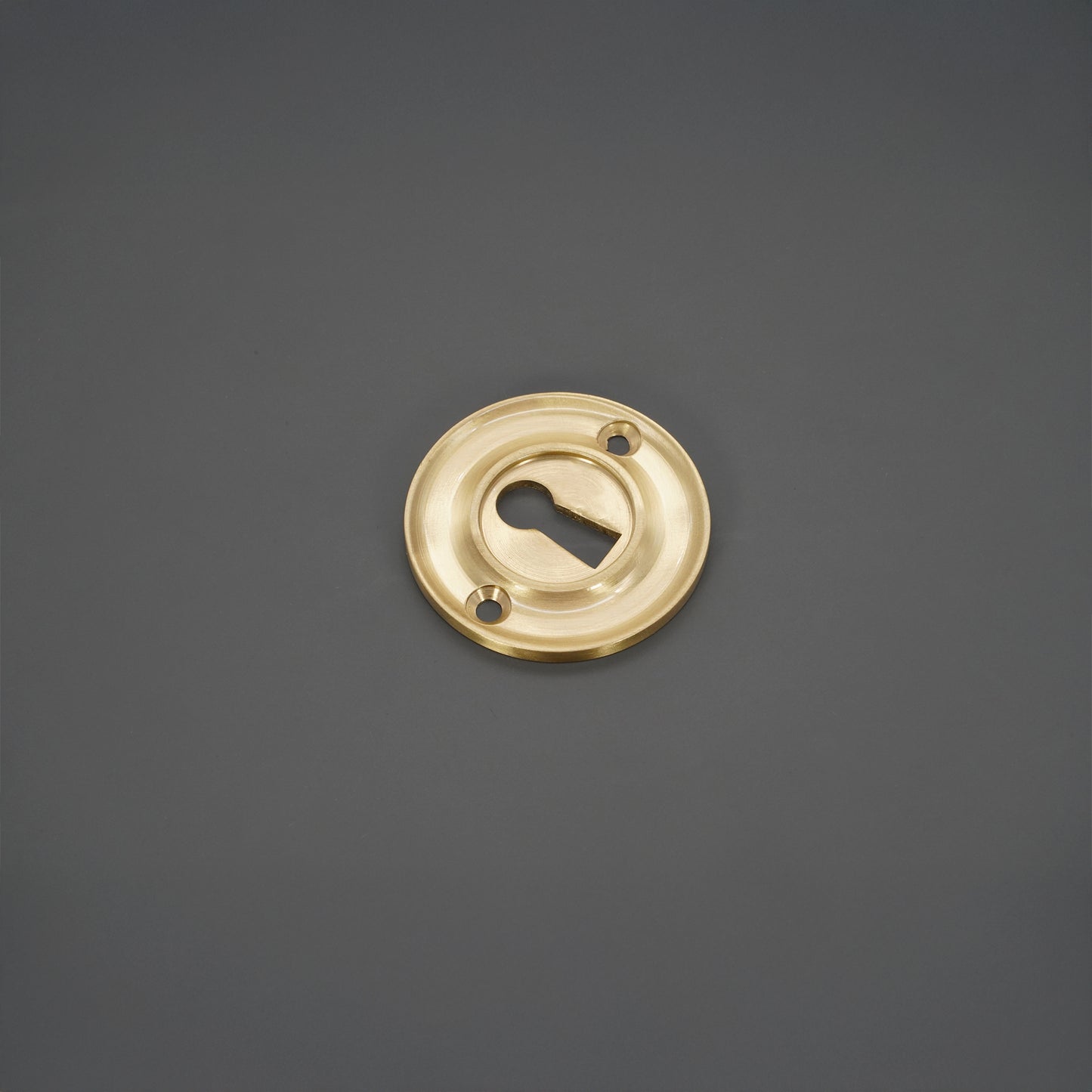 Slimline Standard Escutcheon Satin Brass